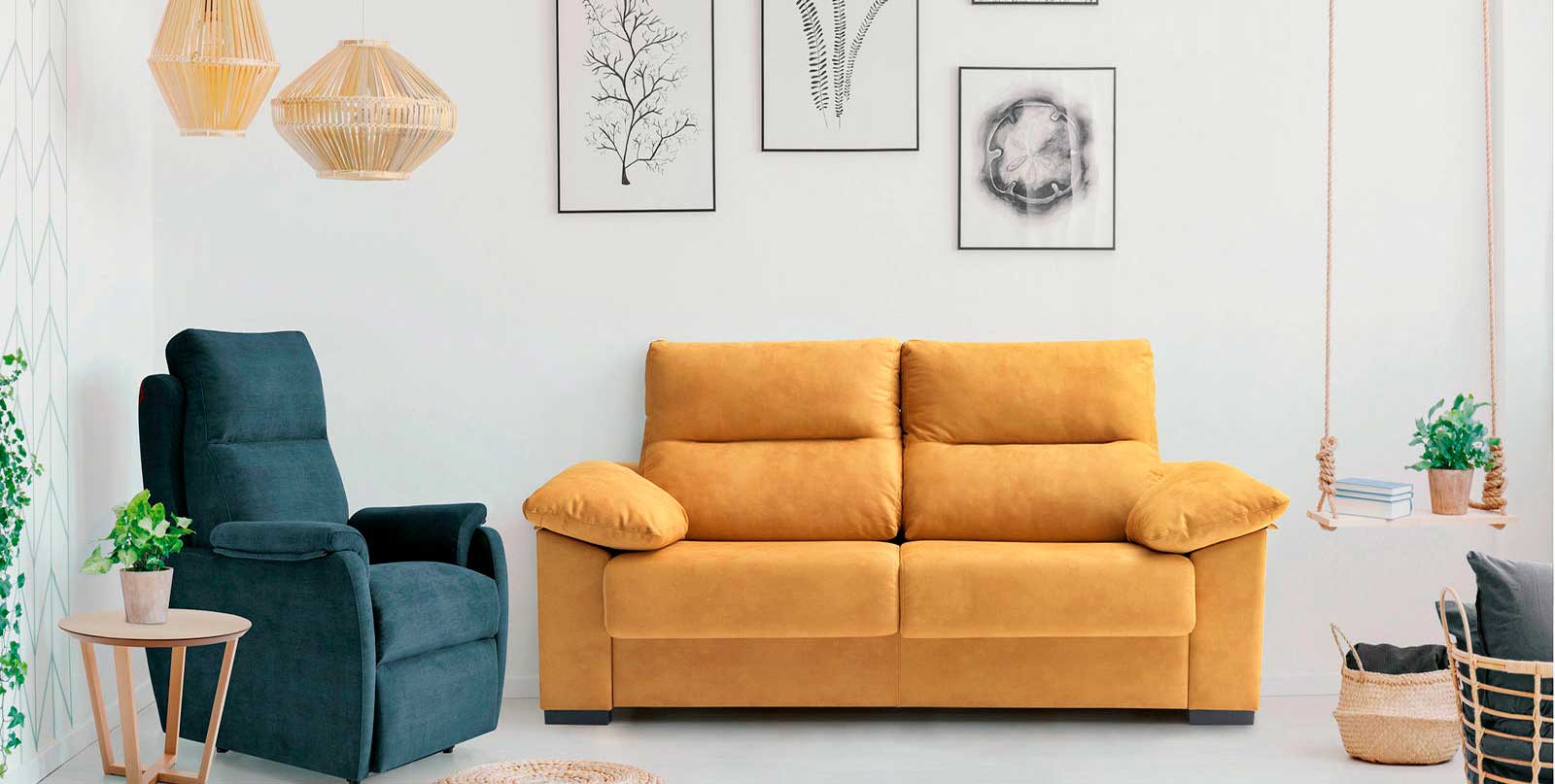 Tipos de patas para un sofá o sofá cama