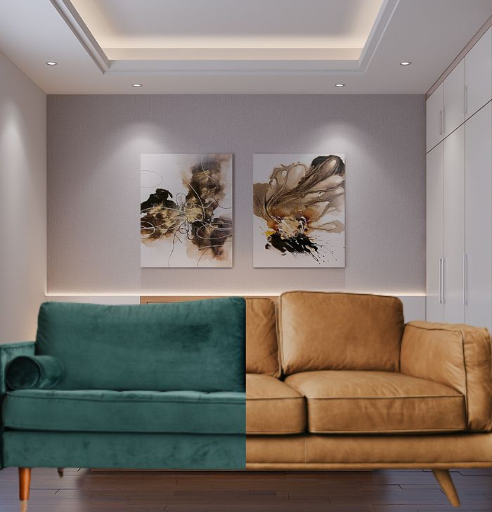 sofa tela y sofa cuero - Diferencias entre un sofá de tela y un sofá de cuero